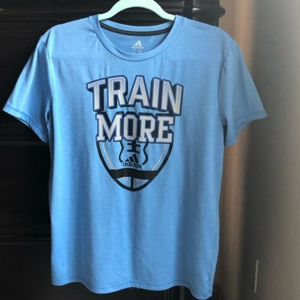 Adidas “TRAIN MORE” short sleeve men’s top